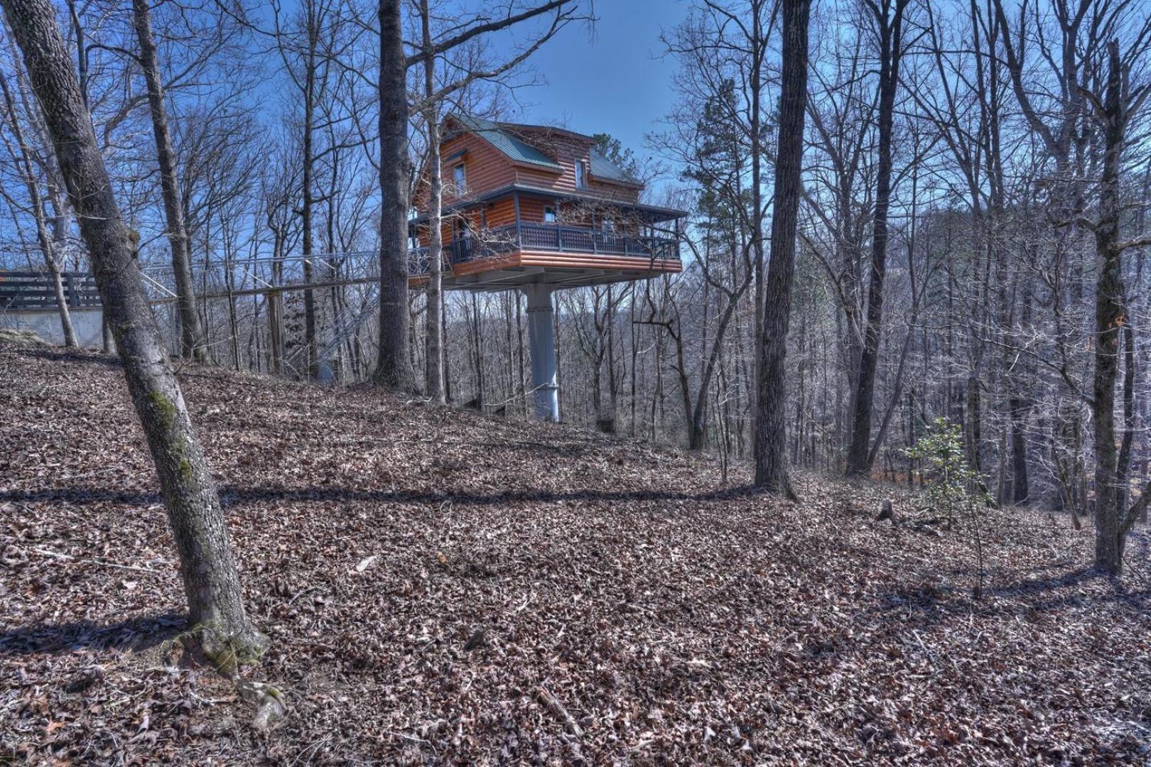 Top Of The Line Treehouse Near Helen, Georgia Cornelia Exterior foto